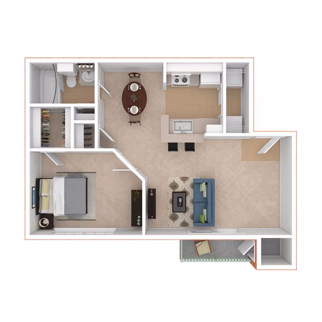 Unit 03208 03208 floor plan